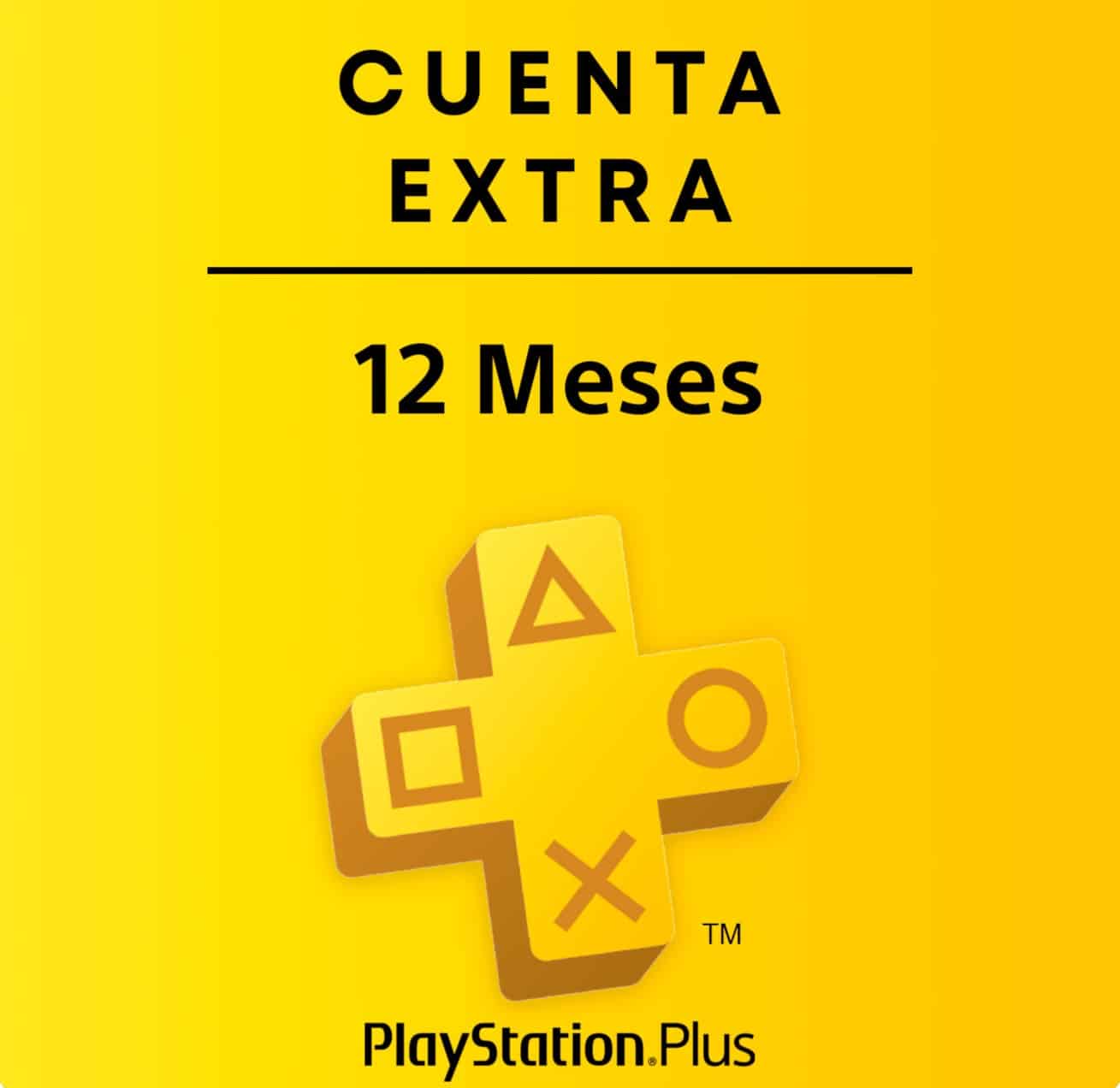 PS PLUS 12 MESES EXTRA - PS4 & PS5