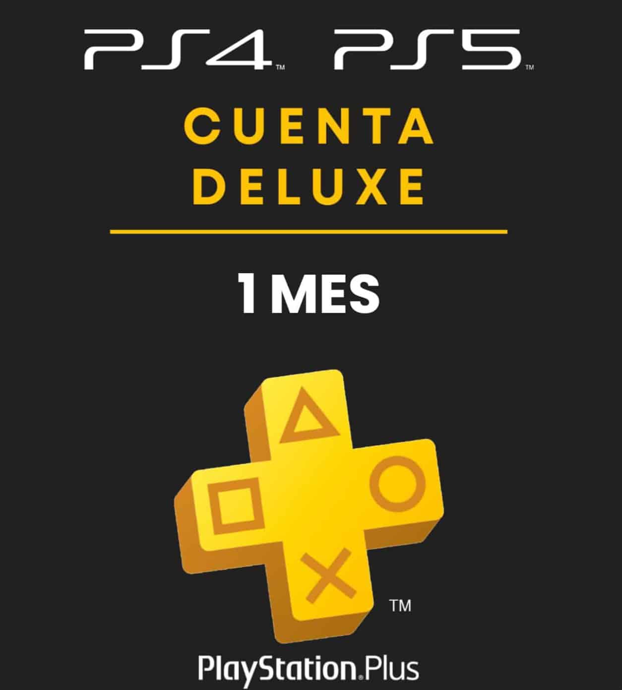 PS PLUS 1 MES DELUXE - PS4 & PS5